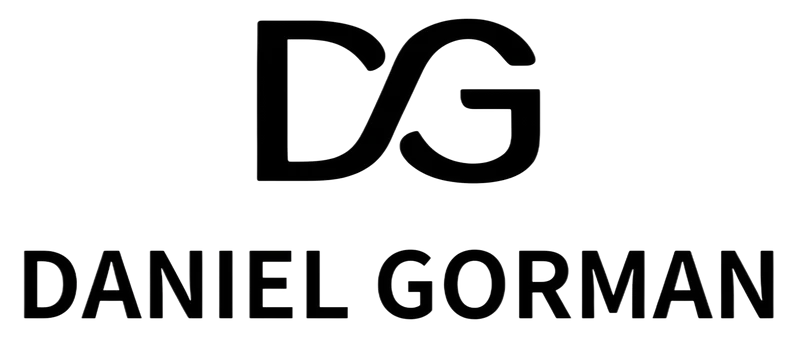 Logo_of_Daniel_Gorman_with_stylized_initials_DG_on_a_white_background