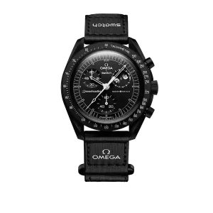 ساعت امگا سواچ اسنوپی OMEGA SWATCH MOONPHASE – NEW MOON