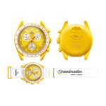 ساعت امگا سواچ خورشید کوارتز کرنوگراف مدل SO33J100 - Image 4