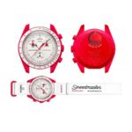 ساعت امگا سواچ کوارتز کرنوگراف مریخ مدل SO33R100 - Image 7