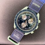 ساعت امگا سواچ کوارتز کرنوگراف زمین مدل SO33G100 - Image 9
